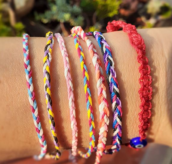 pulseras de hilo, te enseñamos como hacerlas!